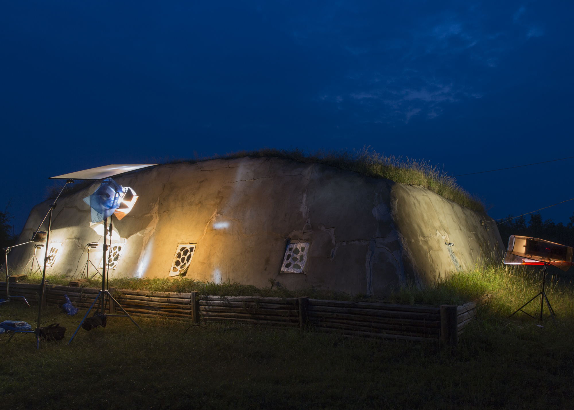 Set. Fairy tales "Old Baberikan with five cows." Yakut dwelling - a booth.